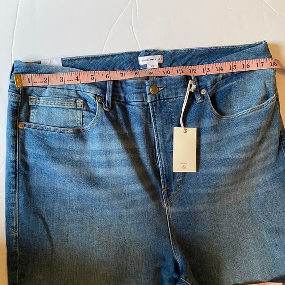 NWT Good American Good Legs Distressed Skinny Jeans Size 22 - Picture 8 of 15